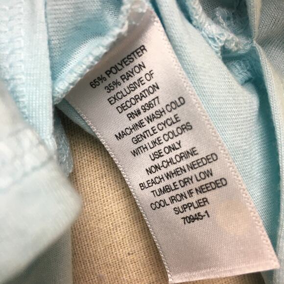 Xersion Short Sleeve Active Tee Iced Aqua Small - Picture 12 of 13